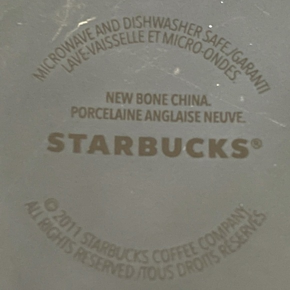 2011 Starbucks French Roast Dark Blue Coffee Mug With Brown Interior - Picture 9 of 11